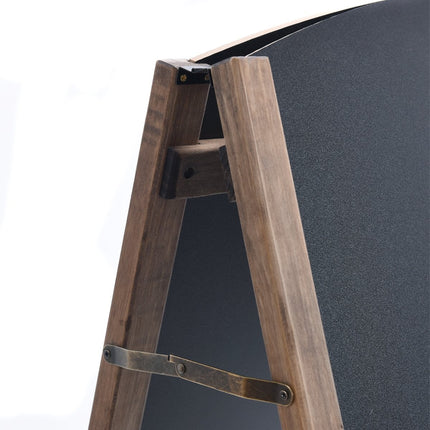 Wooden Chalkboard Sign, Double-Sided, 60x101 cm