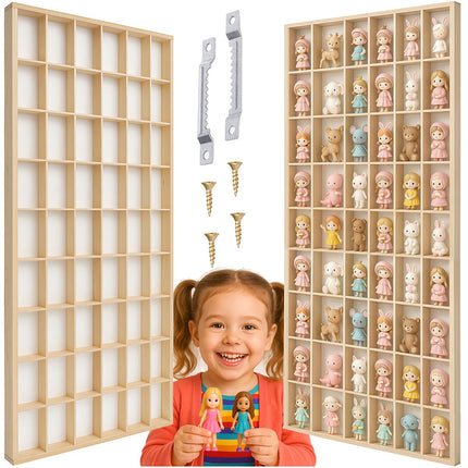 Wooden Doll Shelf – Compact, Durable Design