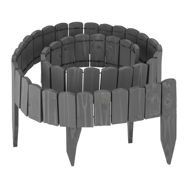 Wooden Garden Edging, Flexible, Weather-Resistant