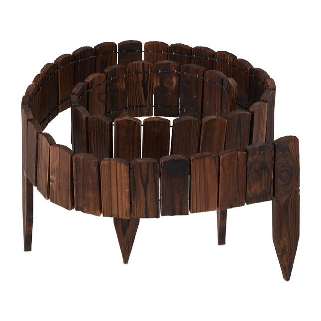 Wooden Garden Edging, Flexible, Weather-Resistant