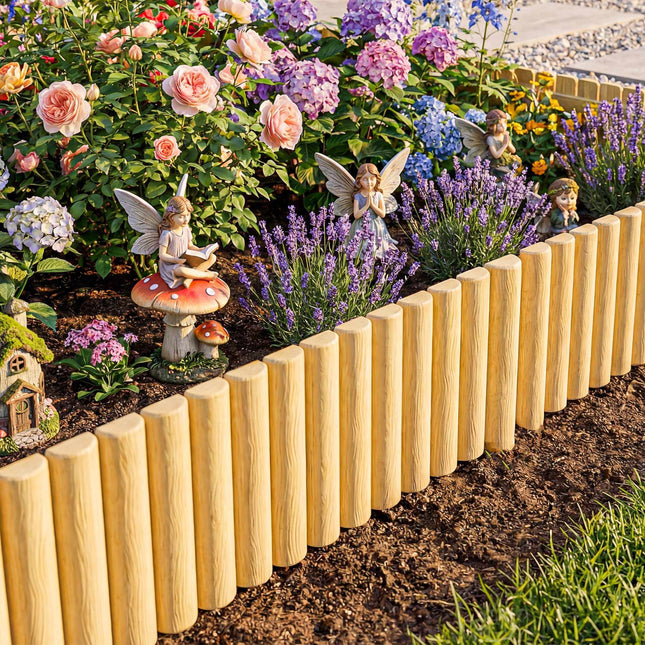 Wooden Garden Fence Panel 176x30 cm – Pet Barrier