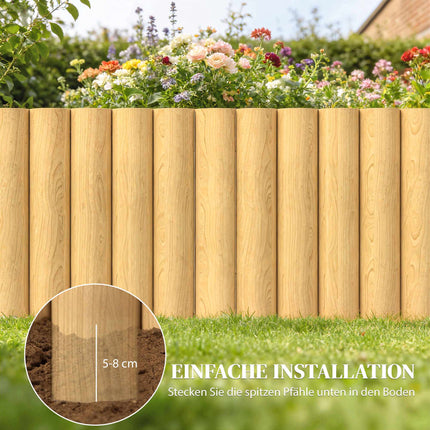 Wooden Garden Fence Panel 176x30 cm – Pet Barrier