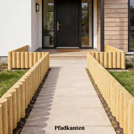 Wooden Garden Fence Panel 176x30 cm – Pet Barrier