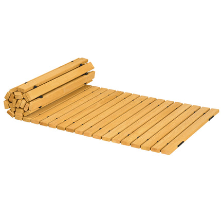 Wooden Garden Pathway, Rollable, 185x60 cm, Fir Wood