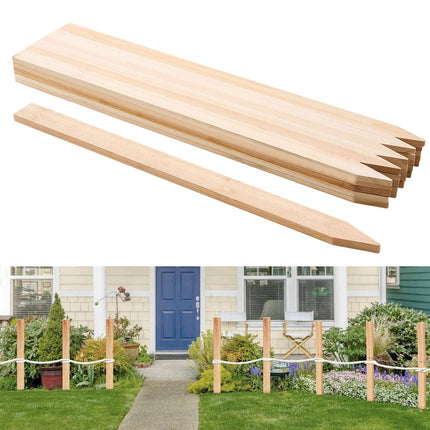 Wooden Garden Stakes, 25 Pack, 36 Inch Fir Wood