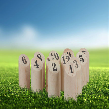Wooden Kubb Game Set
