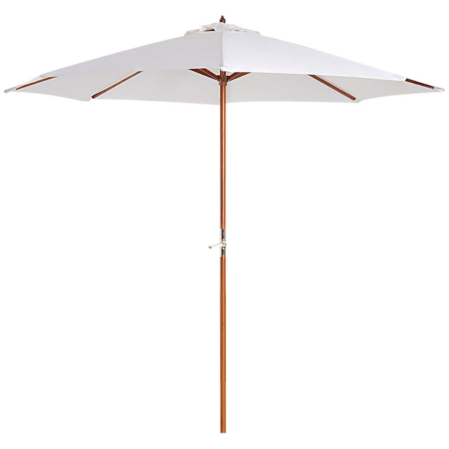 Garden parasol, 2.5 M Cream – Balcony parasol