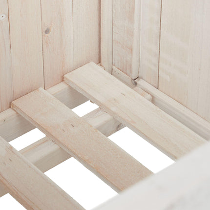 Wooden Planter Box With Trellis, White – Climbing Plants