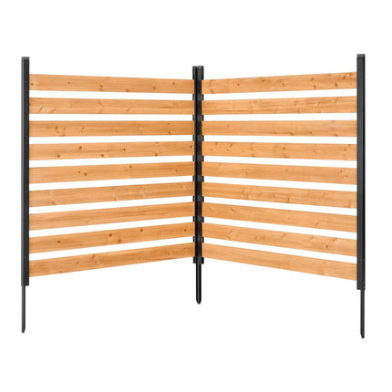 Wooden Privacy Fence Panels, 2-Pack AC Unit Screen