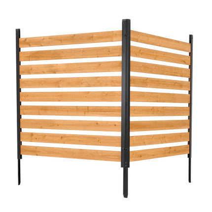 Wooden Privacy Fence Panels, 2-Pack AC Unit Screen