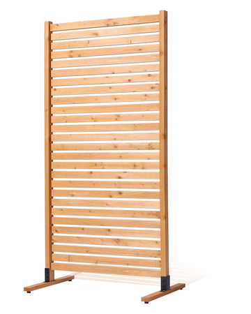 Wooden Privacy Screen 36 x 76 in, Freestanding Panel