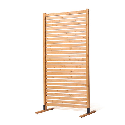 Wooden Privacy Screen 36 x 76 in, Freestanding Panel