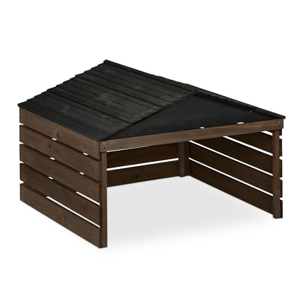 Wooden Robotic Lawn Mower Garage – Weather Protection