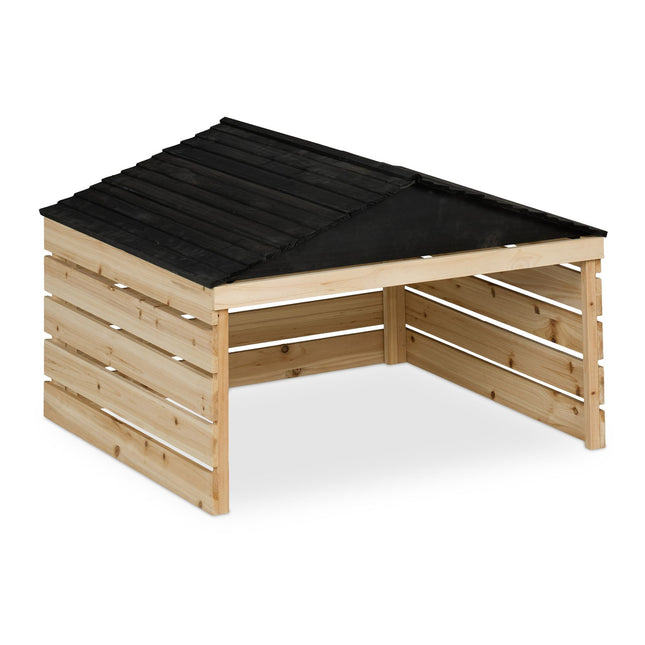 Wooden Robotic Lawn Mower Garage – Weather Protection