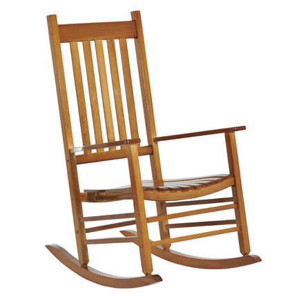 Wooden rocking chair with armrests, 69x86x115 cm