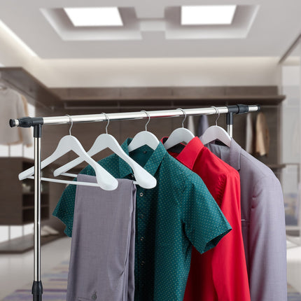 Wooden Suit Hangers, Set of 5, 360° Swivel Hooks