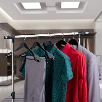 Wooden Suit Hangers, Set of 5, 360° Swivel Hooks