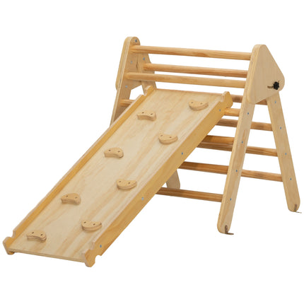 Wooden Toddler Climbing Set with Ramp, Ages 18-48 Months