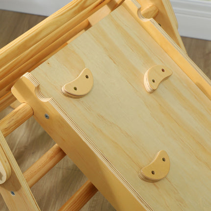 Wooden Toddler Climbing Set with Ramp, Ages 18-48 Months
