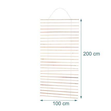 Wooden Trellis 200x100 cm for Privacy and Plants