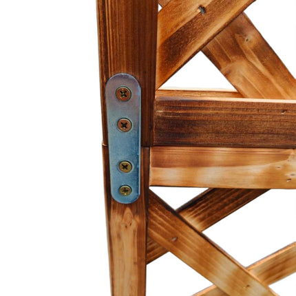 Wooden Trellis Planter Box, 180 cm – Various Colours