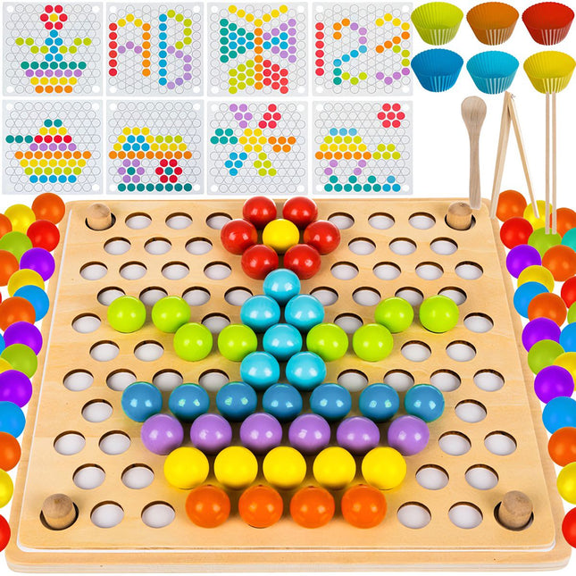 Wooden beads puzzle 22403