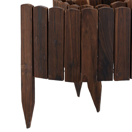 Wooden beet edge, flexible