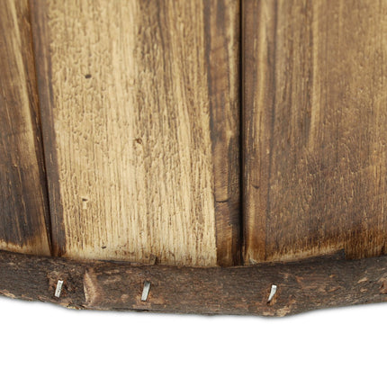 Wooden buckets - set of 3