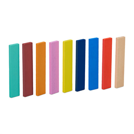 Wooden building blocks, set of 100