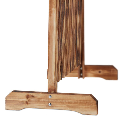 Wooden climbing support, extendable