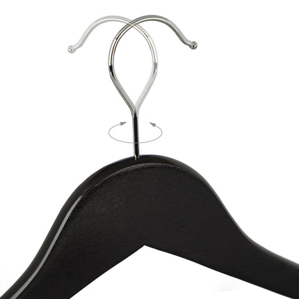 Wooden clothes hangers, 40-pack