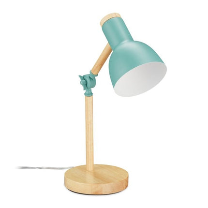 Wooden desk lamp