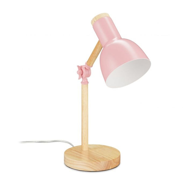 Wooden desk lamp