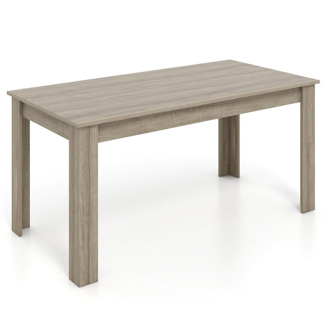 Wooden dining table 160 x 80 cm large table rectangular kitchen table dining table natural