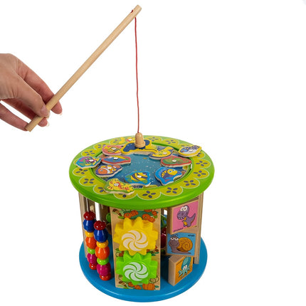Wooden educational cube Kruzzel 24670