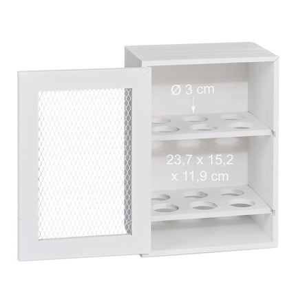 Wooden egg cabinet