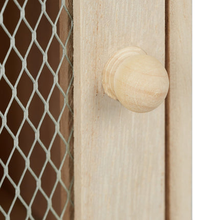 Wooden egg cabinet