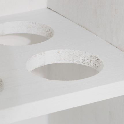 Wooden egg cabinet