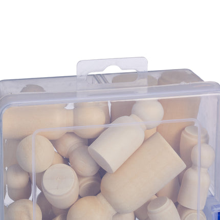 Wooden figures to paint 100 sets