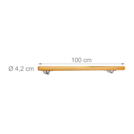 Wooden handrail