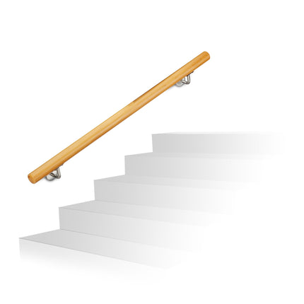 Wooden handrail