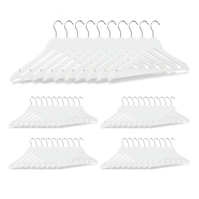 Houten hangers - 50 stuks