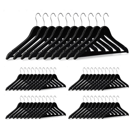 Wooden hangers - 50 pcs