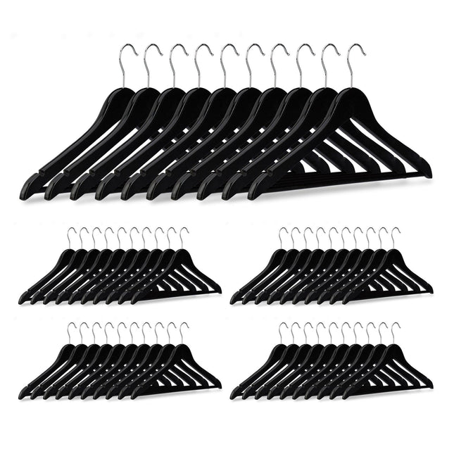 Houten hangers - 50 stuks
