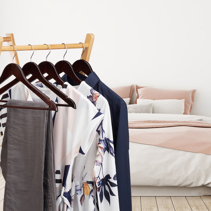 Wooden hangers - 50 pcs