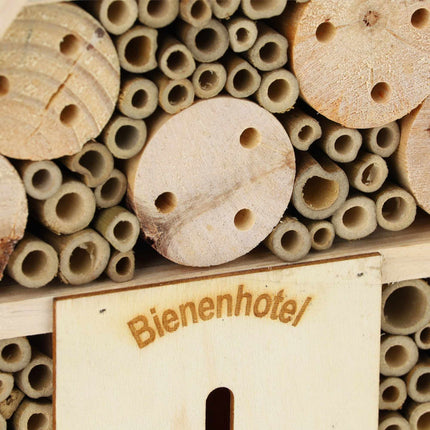 Wooden insect hotel