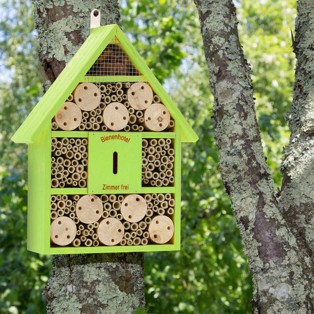 Wooden insect hotel