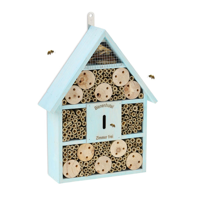Wooden insect hotel