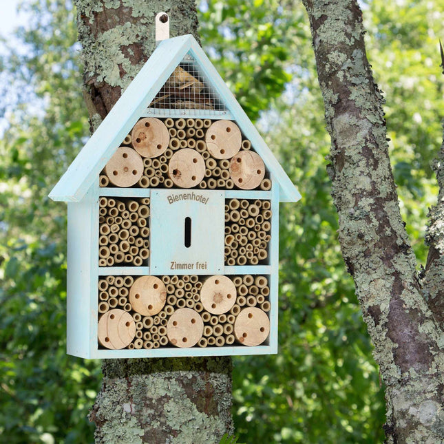 Wooden insect hotel