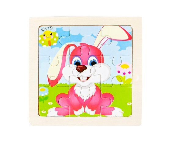 Wooden jigsaw puzzle 4 pieces U10973